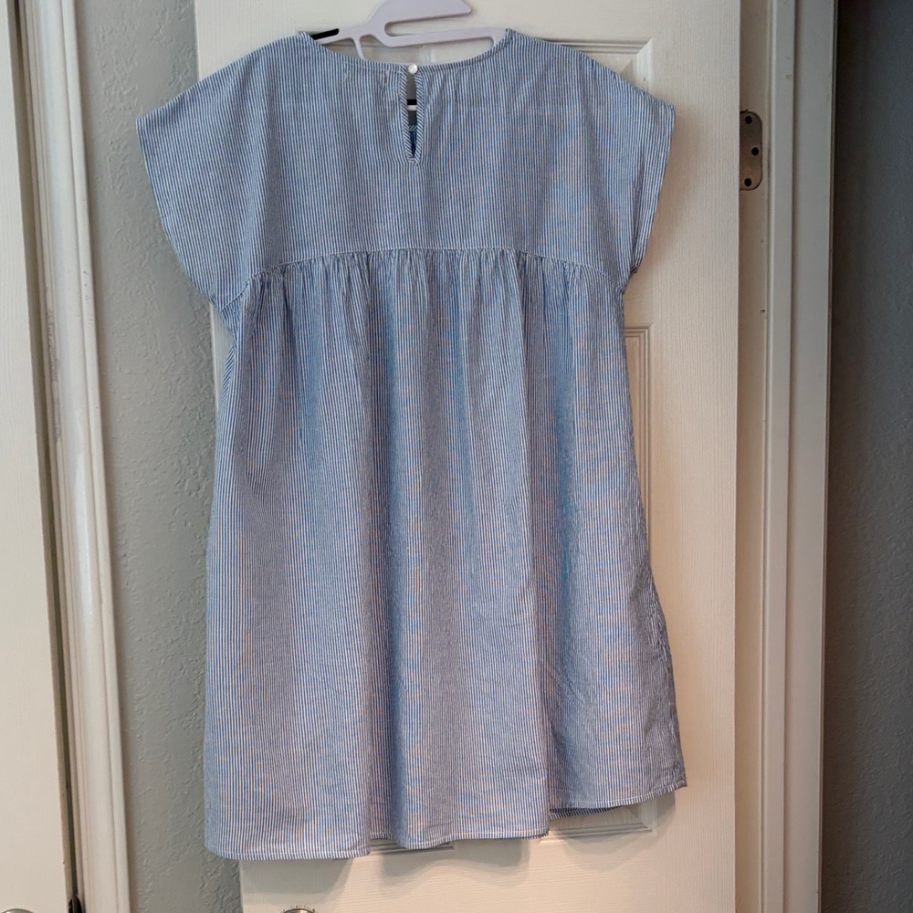 Studio West Blue Embroidered Dress - Picture 2 of 3